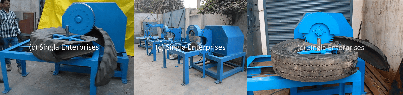 Tyre and Rubber Cutting Machines